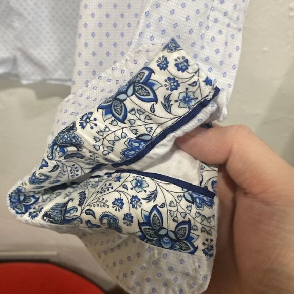 D & F Ricky Singh Mens Button Down Long Sleeve Like New Size Medium - Picture 6 of 6